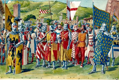 Knights, Soldiers, Archers and Foot Soldiers of the Republic of Genoa by Quinto Cenni